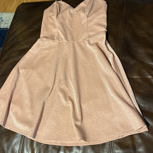 BCX Pink Sparkly Sweetheart Dress - Picture 3 of 9